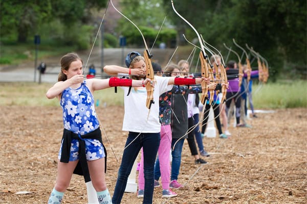 Archery at Forest Home Ojai Camp