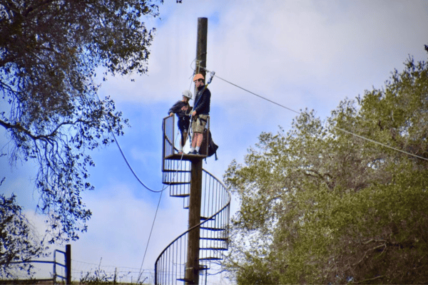 Zipline in Forest Home Ojai